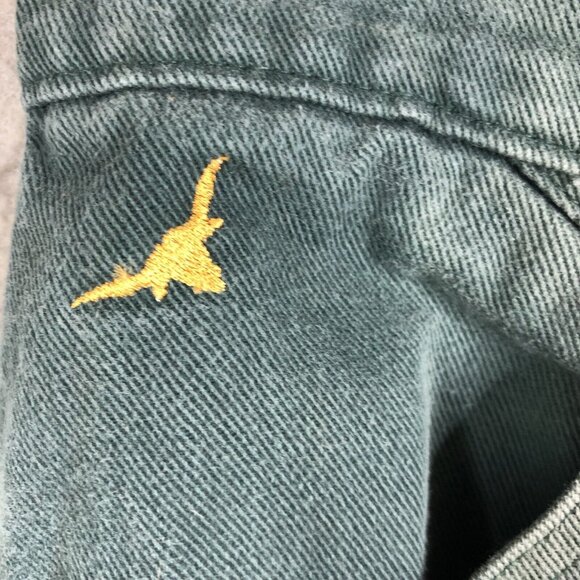 Vintage Jewells Classic Bottoms Jeans Juniors 13 Green Faded Bareback Riding - Picture 3 of 16